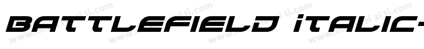 Battlefield Italic字体转换